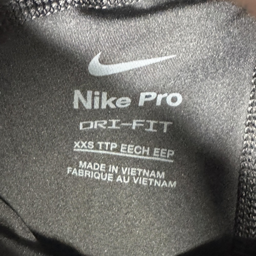 Nike Pro Shorts Womens XXS Black Dri-FIT 3" Mid Rise Gym Pro 365 CZ9857-014 - Picture 7 of 10